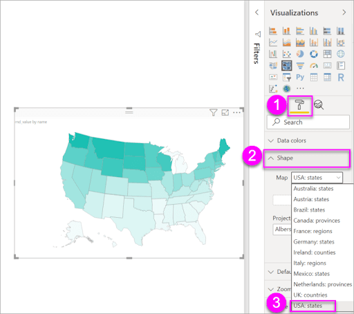 Microsoft Power BI Maps